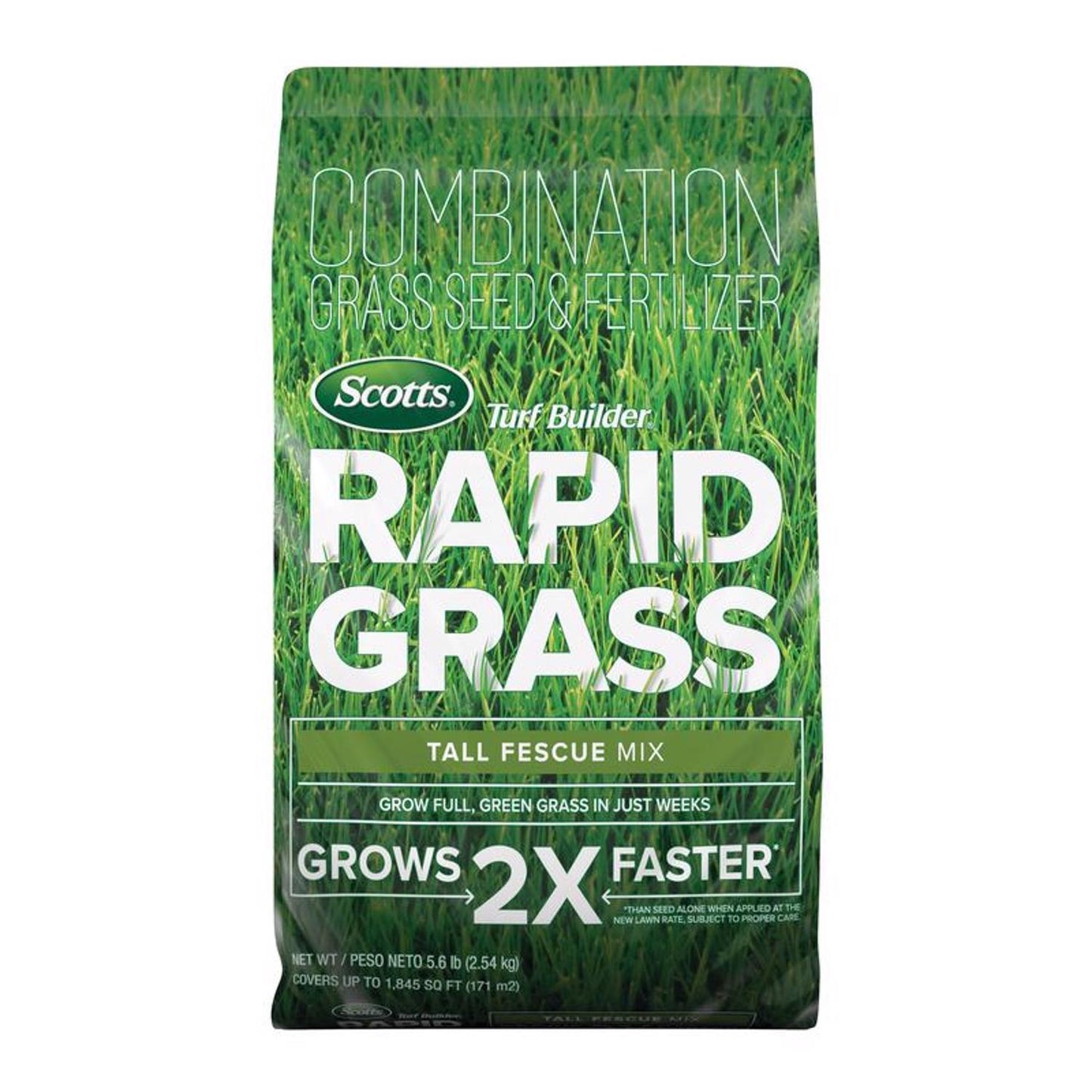  Scotts Turf Builder Rapid Grass Tall Fescue Grass Sun Or Shade Grass Seed And Fertilizer 5.6 Lb