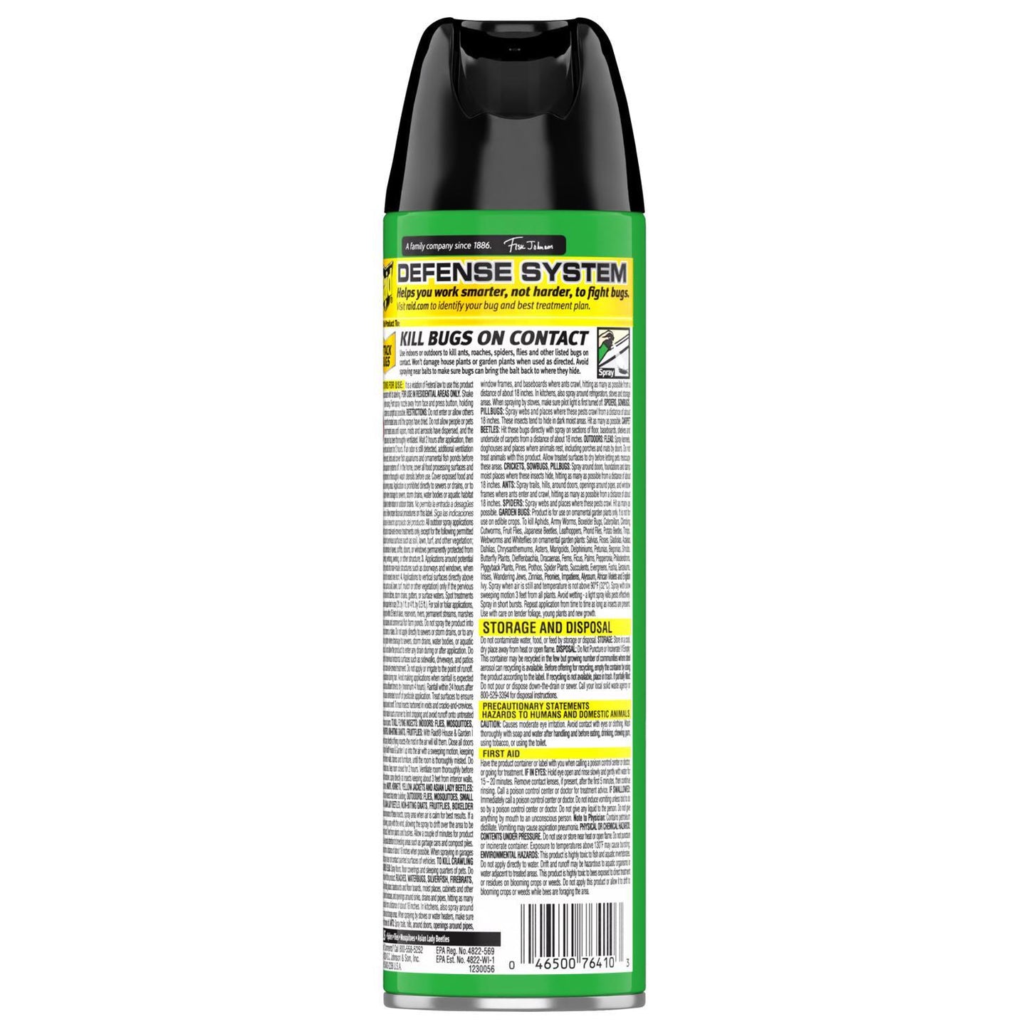  Raid House & Garden Insect Killer Liquid 11 Oz