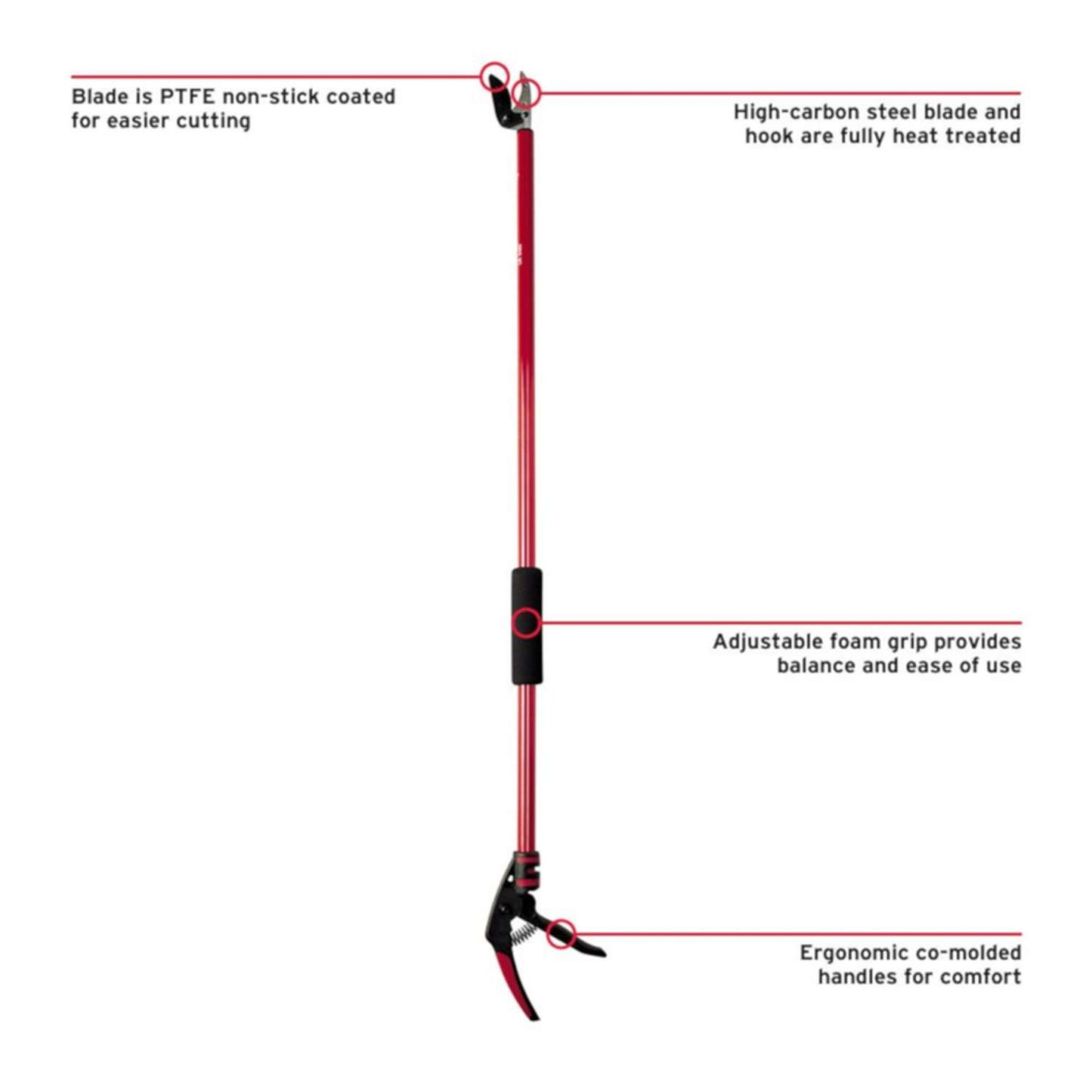  Corona 46 In. High Carbon Steel Bypass Extendable Bypass Lopper