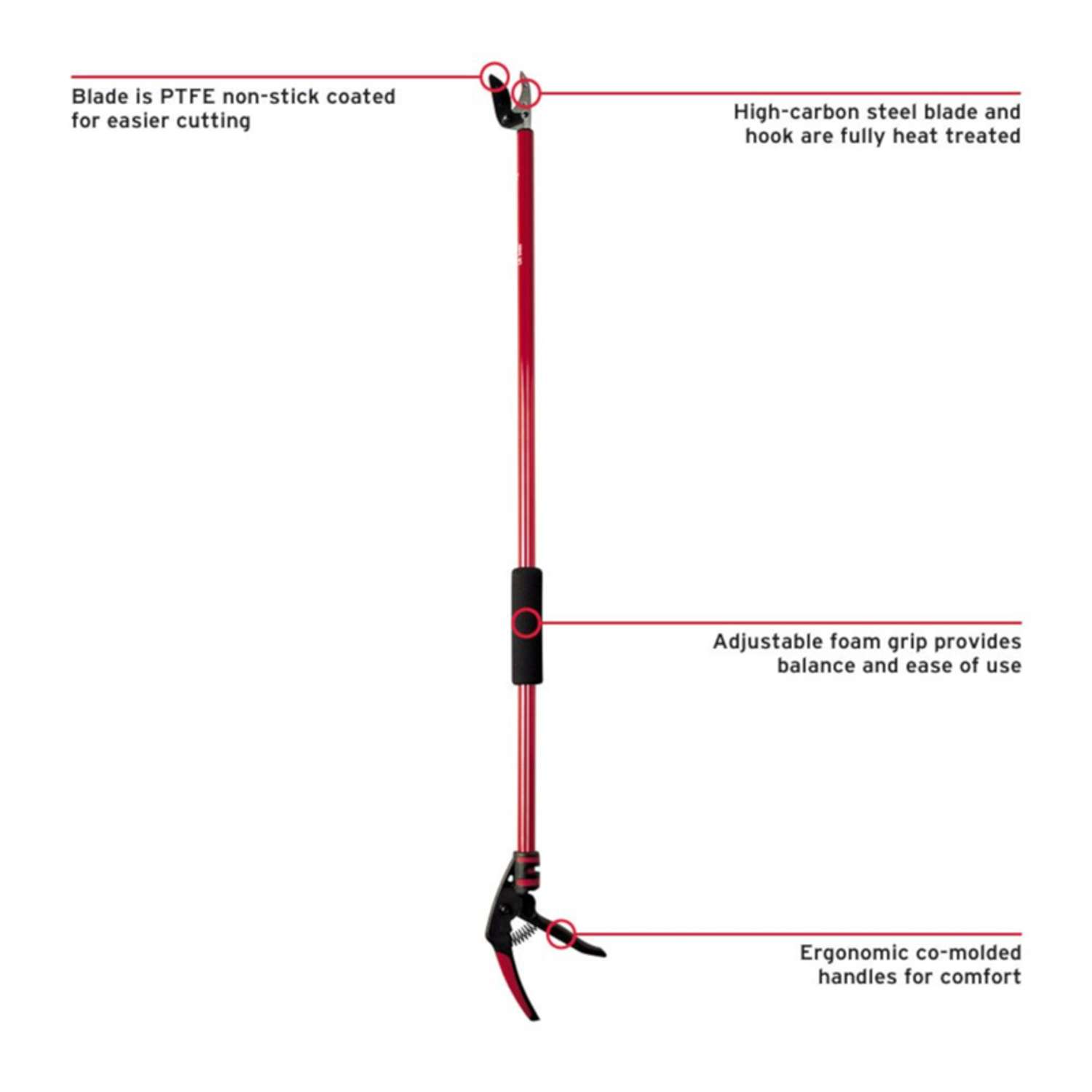  Corona 46 In. High Carbon Steel Bypass Extendable Bypass Lopper