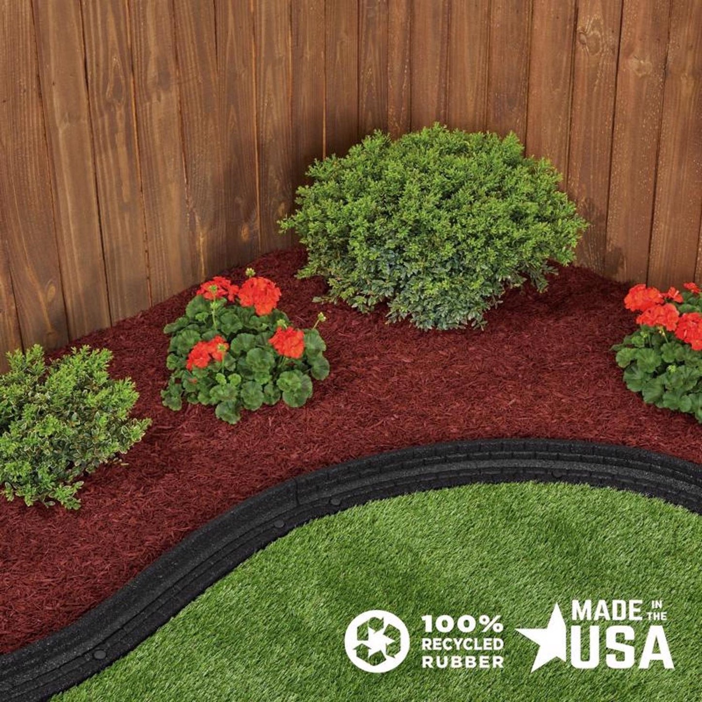  Ground Smart Red Shredded Rubber Mulch 0.8 Cu Ft