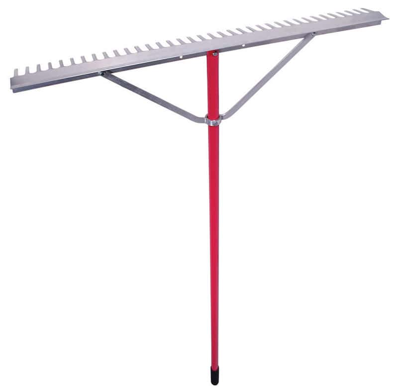  Razor-Back 66.6 In. 36 Tine Aluminum Rake Aluminum Handle