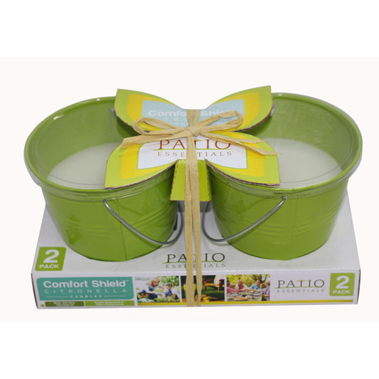  Patio Essentials Citronella Bucket Candle For Mosquitoes/Other Flying Insects 10 Oz