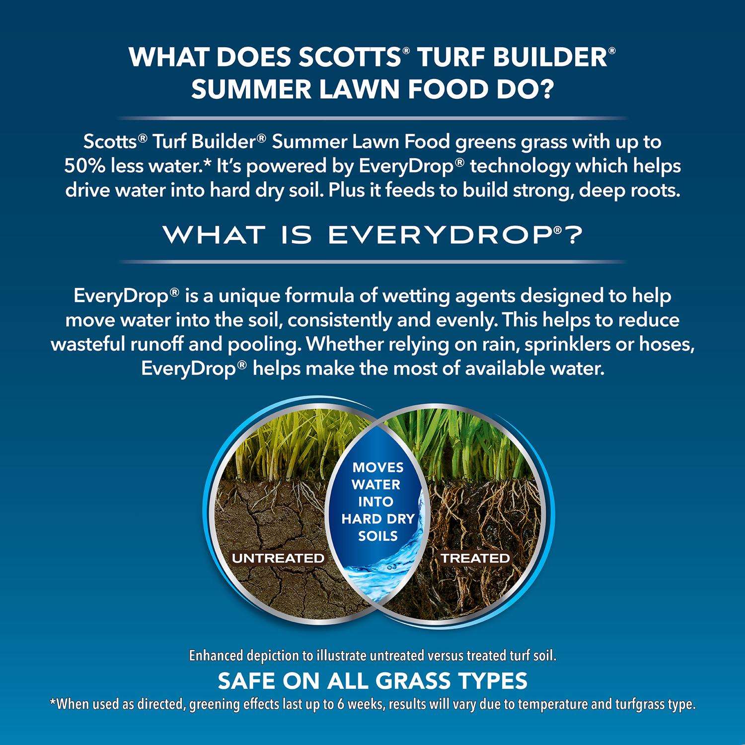  Scotts Turf Builder Summer Lawn Food For All Grasses 4000 Sq Ft