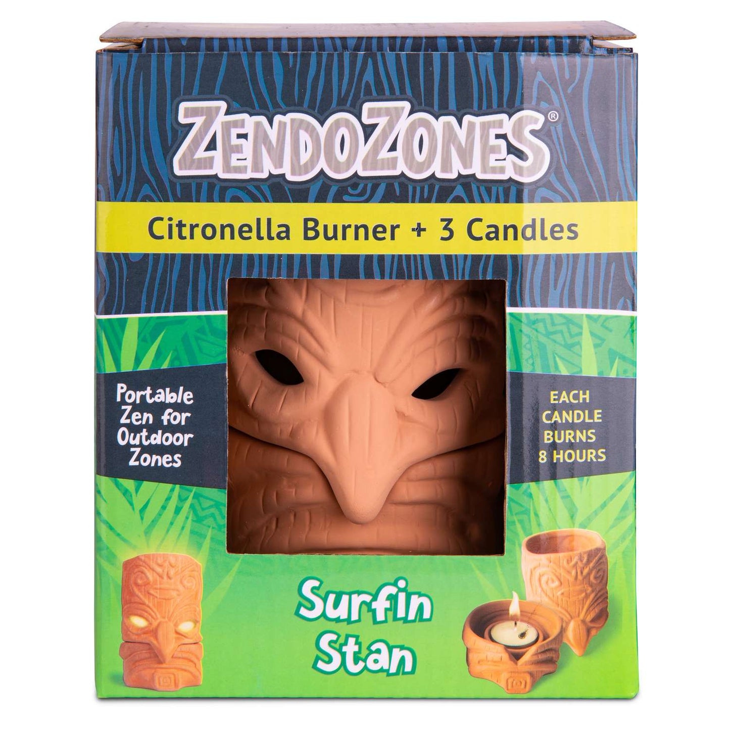  JT Eaton ZendoZones Citronella Candle Burner Candle For Mosquitoes 1 Pk