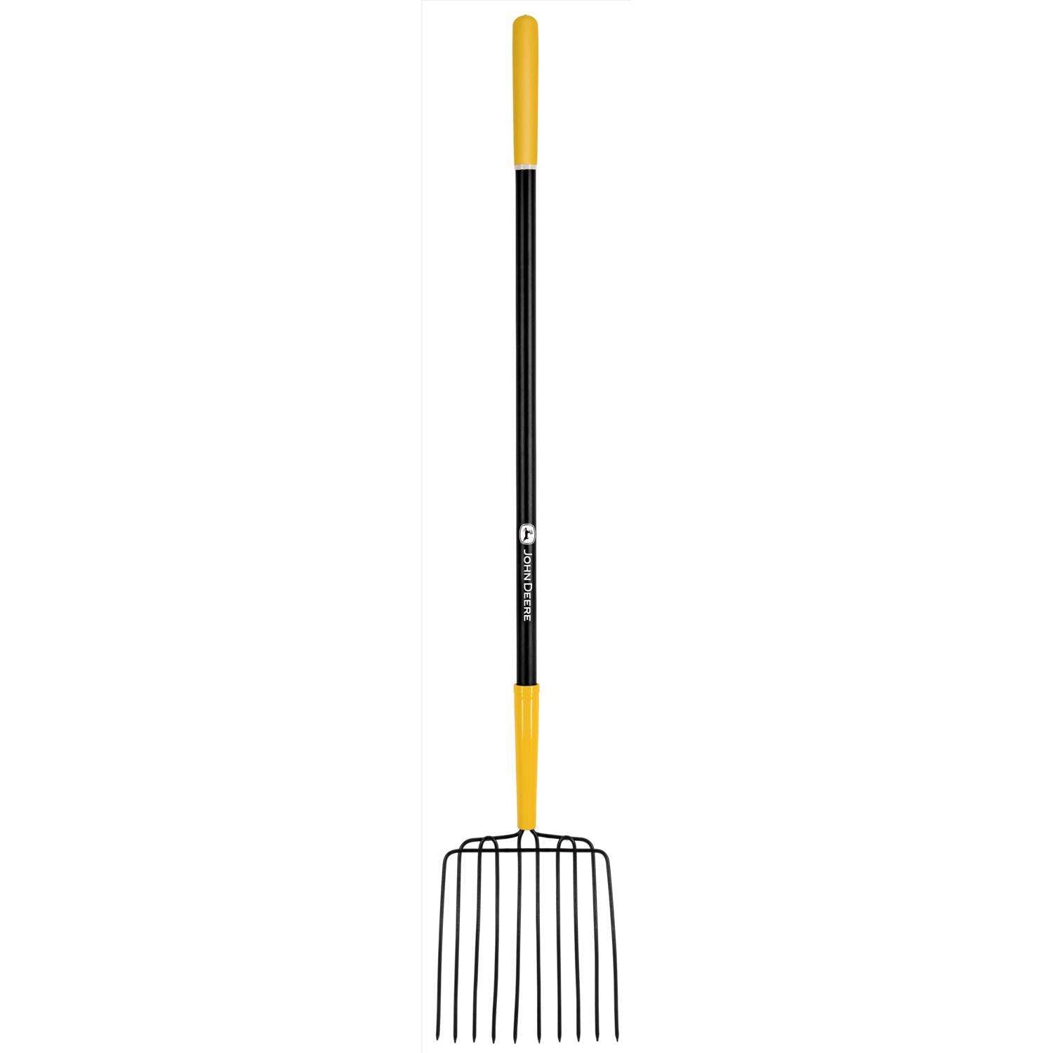 John Deere 10 Tine Steel Bedding Fork 48 In. Fiberglass Handle