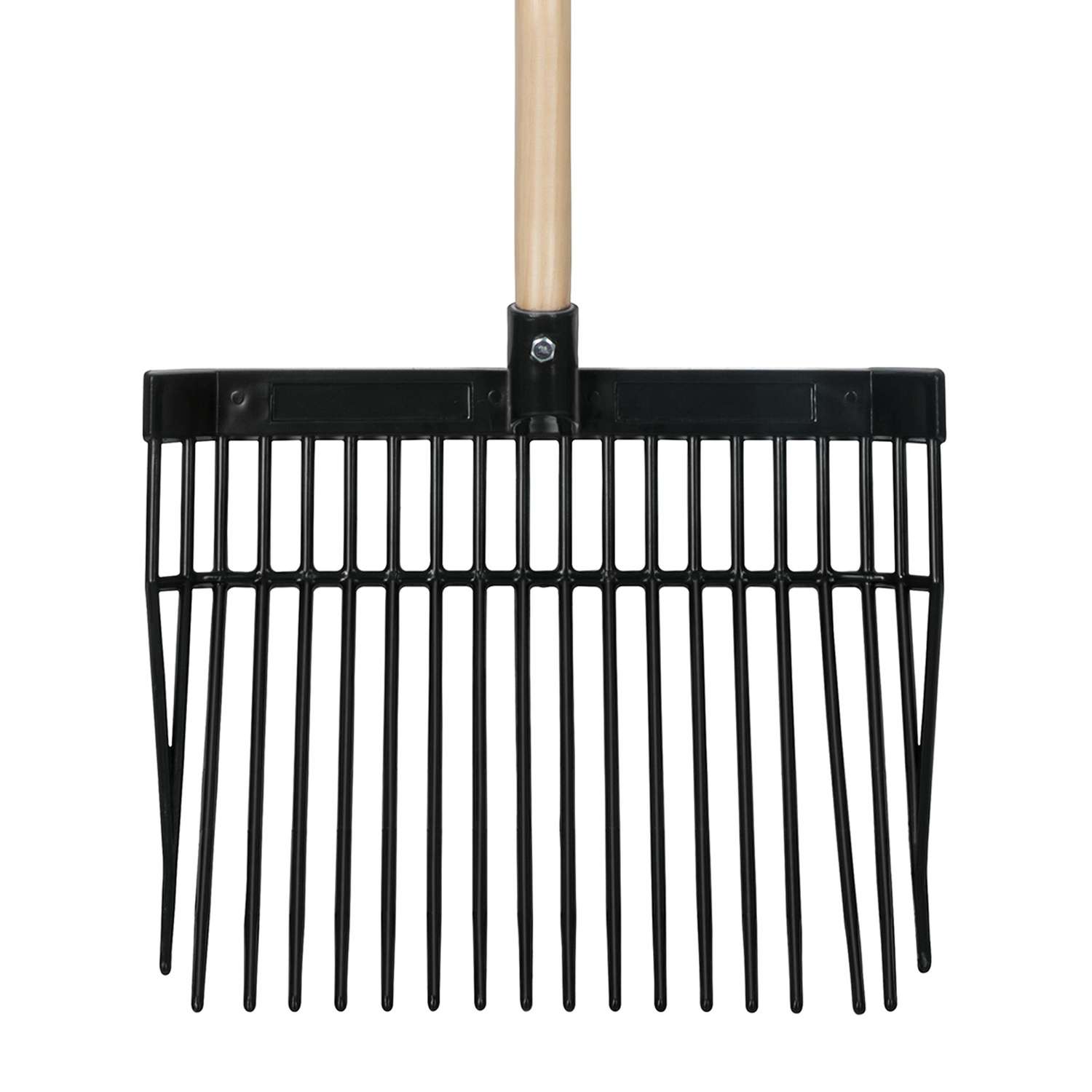  John Deere 18 Tine Poly Bedding Fork 54 In. Wood Handle