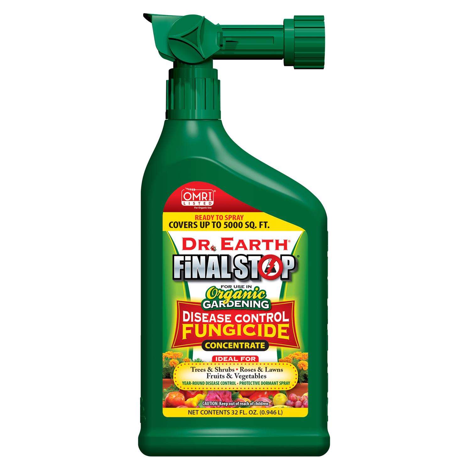  Dr. Earth Final Stop Organic Concentrated Liquid Disease And Fungicide Control 32 Oz