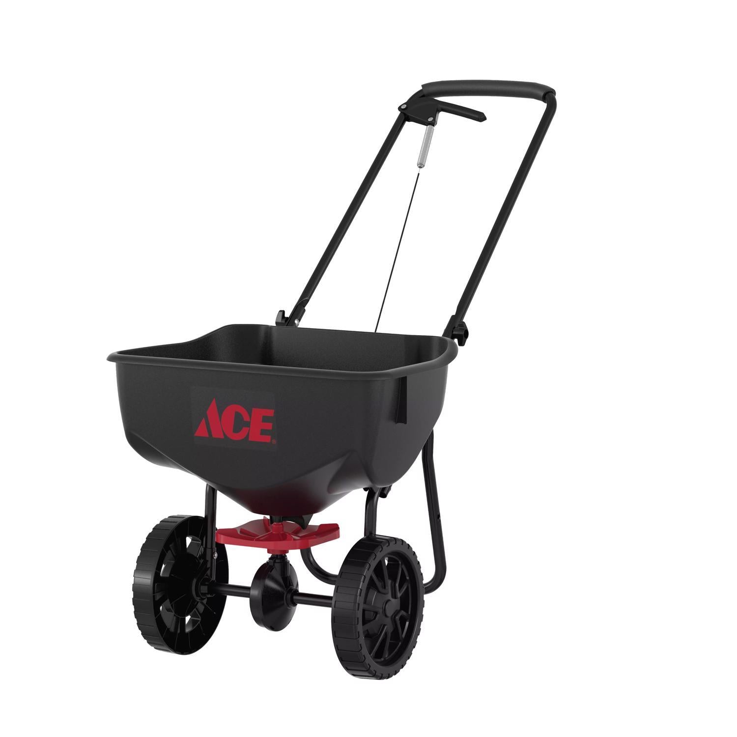  Ace Broadcast Push Spreader For Fertilizer/Ice Melt/Seed 10000 Sq Ft