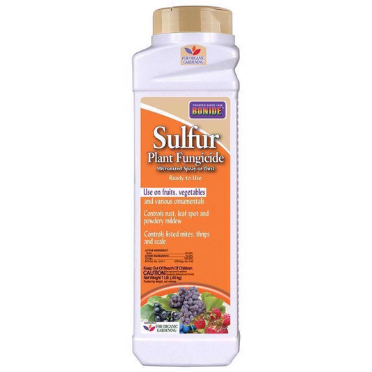  Bonide Sulfur Organic Concentrated Dust Fungicide 1 Lb