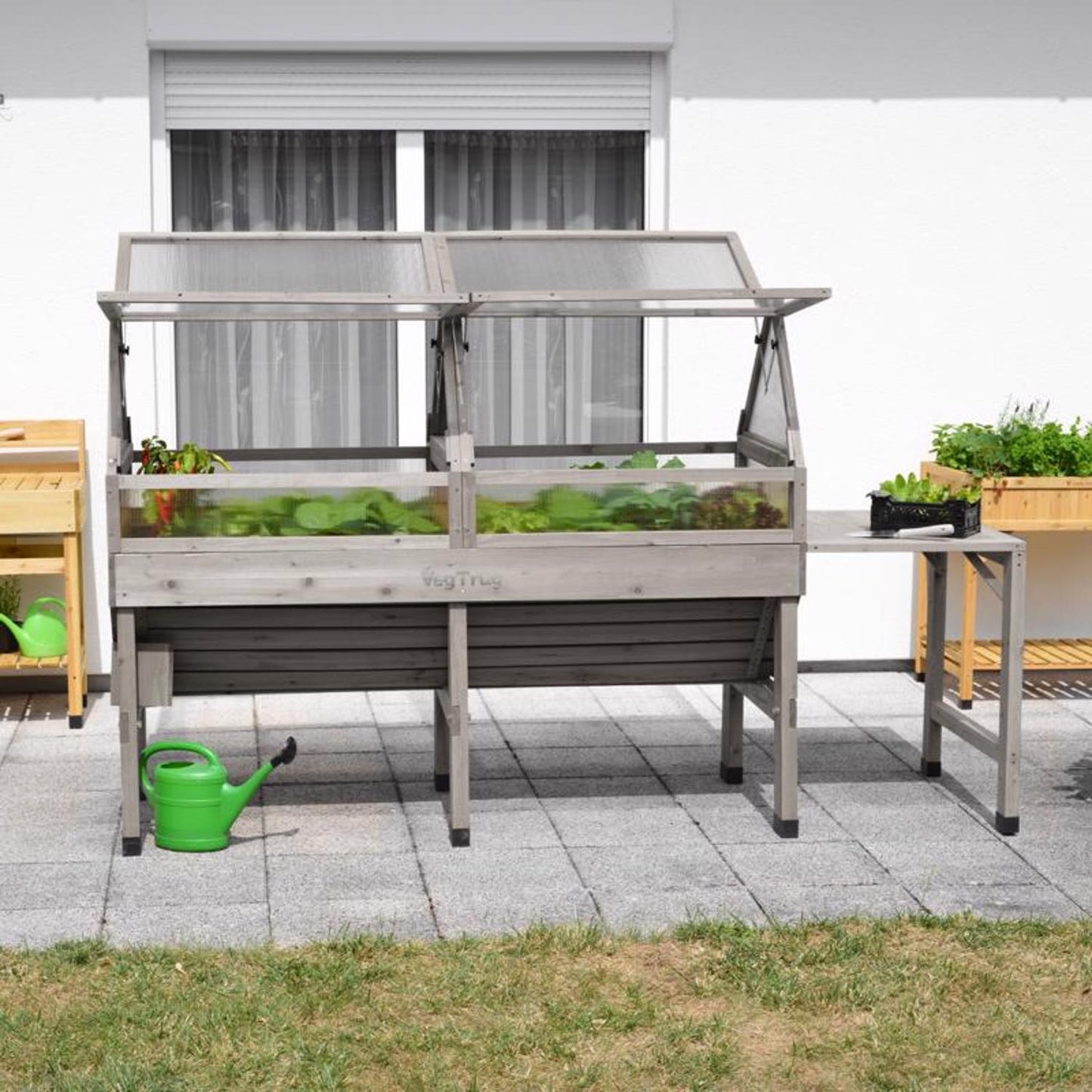  VegTrug Cold Frame Gray 71 In. W X 30 In. D X 26 In. H Greenhouse