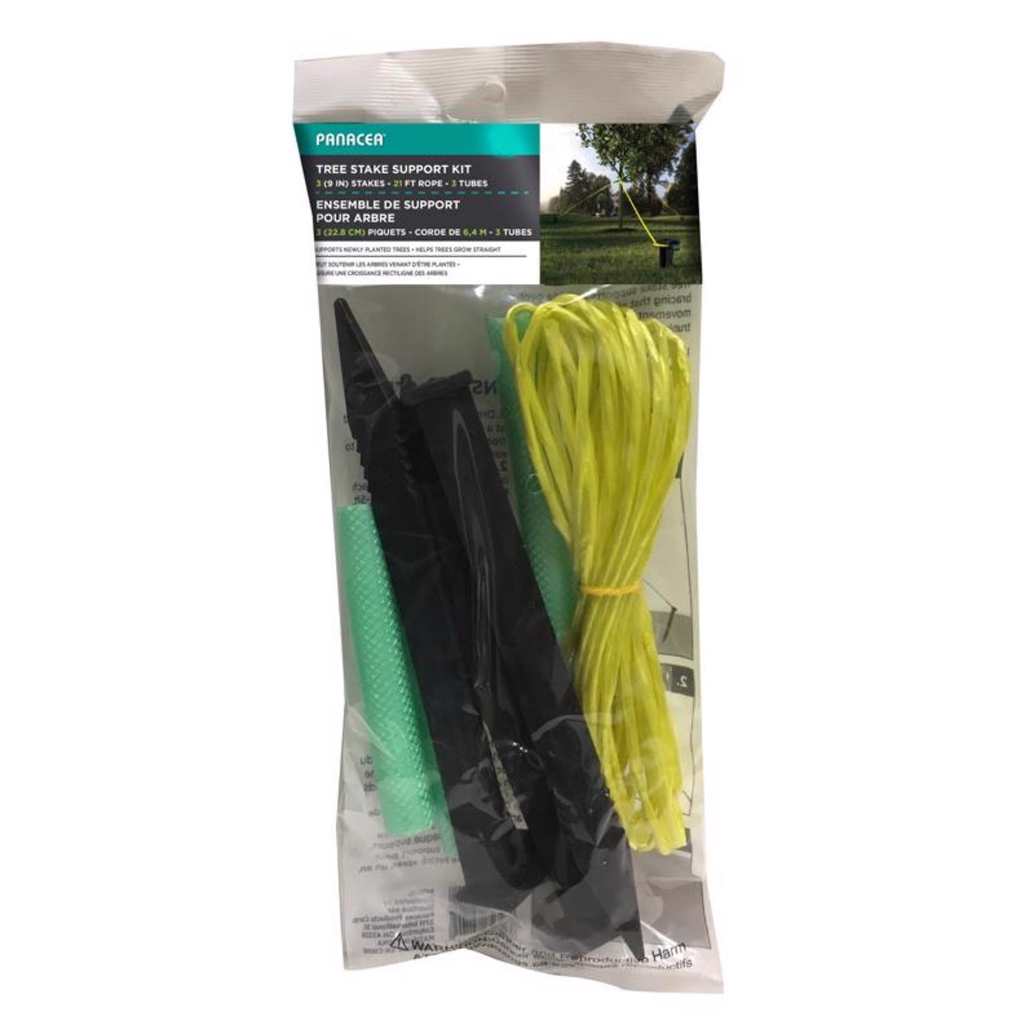  Panacea 9 In. H Black Plastic Tree Stake Kit