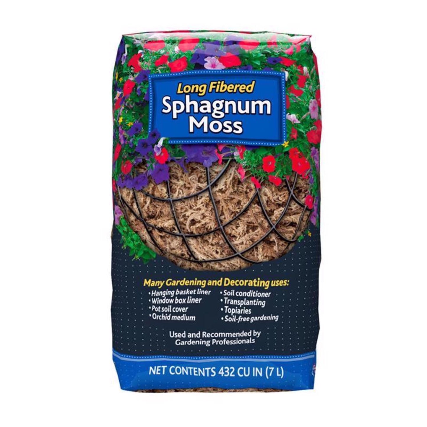  Mosser Lee Organic Natural Sphagnum Moss 432 Cu In
