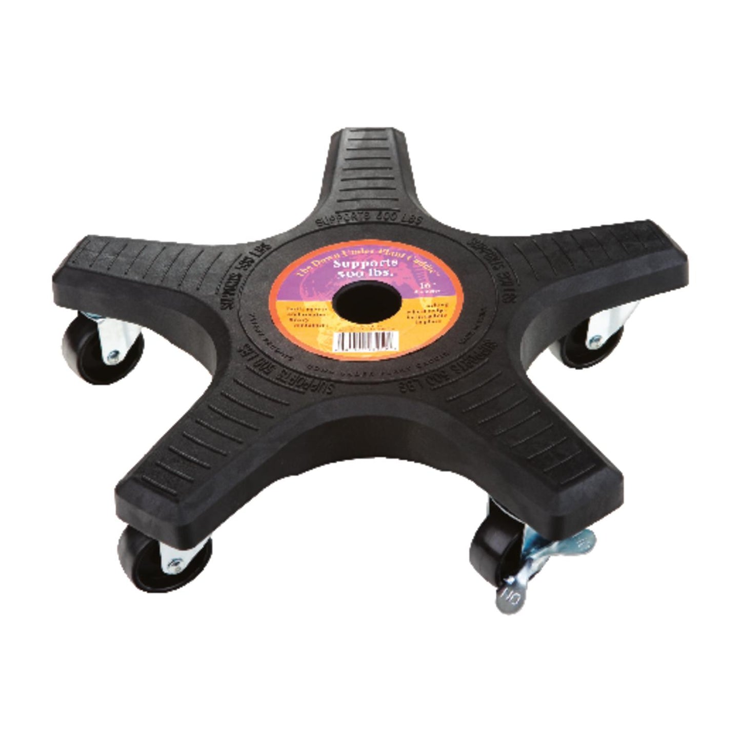  Down Under Decksaver 3.5 In. H X 15.25 In. W X 15.25 In. D X 15.25 In. D Plastic Plant Caddy Black