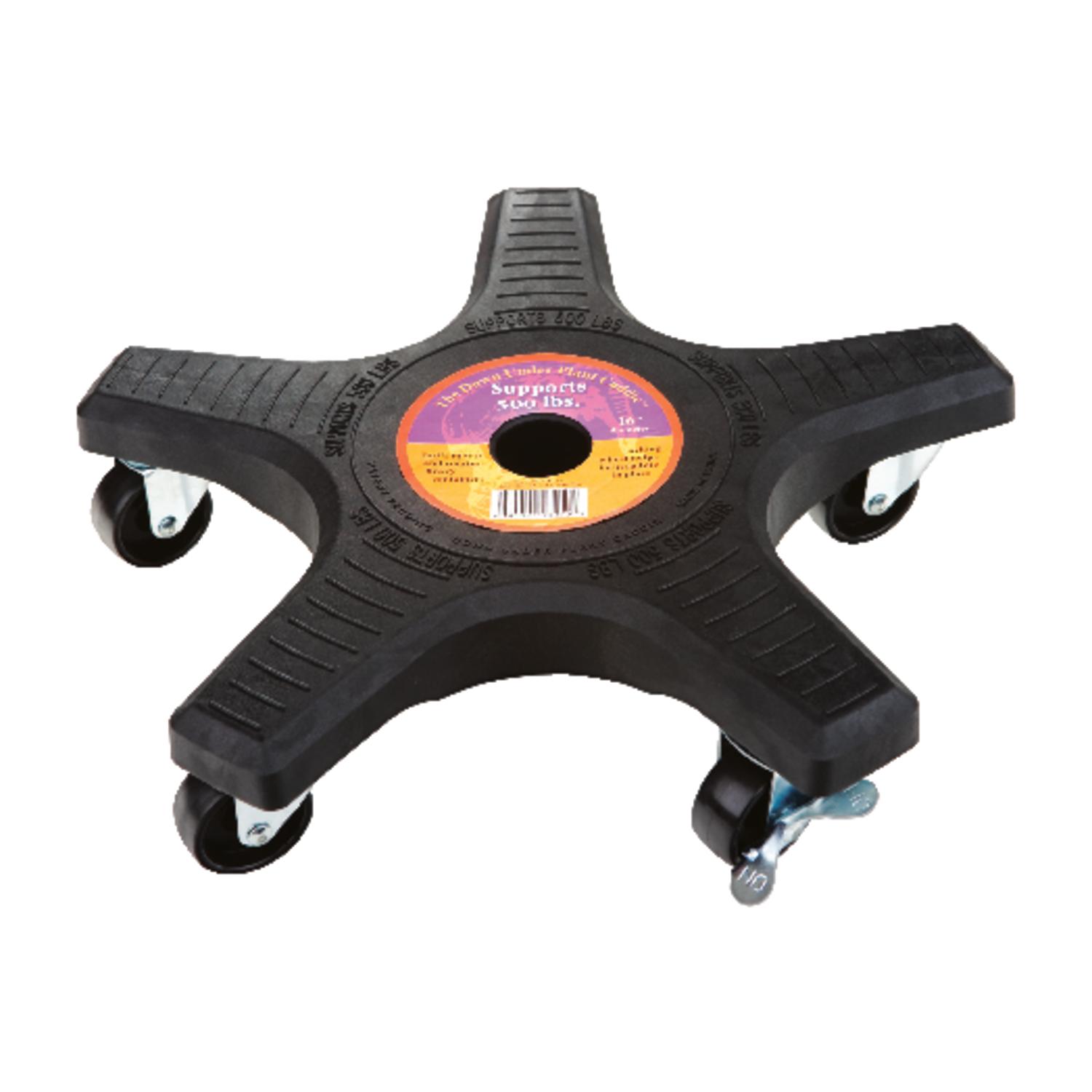  Down Under Decksaver 3.5 In. H X 15.25 In. W X 15.25 In. D X 15.25 In. D Plastic Plant Caddy Black