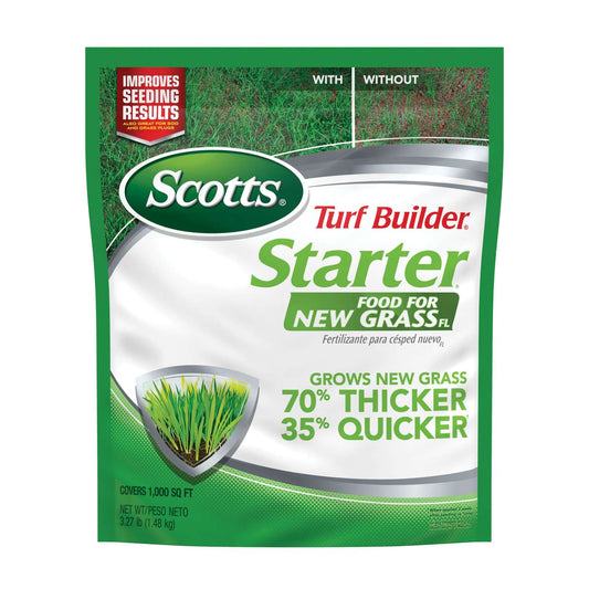  Scotts Turf Builder Lawn Starter Lawn Fertilizer For All Grasses 1000 Sq Ft