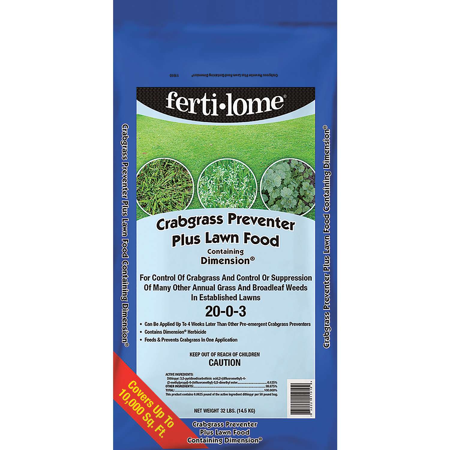  Ferti-lome Crabgrass Preventer Lawn Fertilizer For All Grasses 10000 Sq Ft