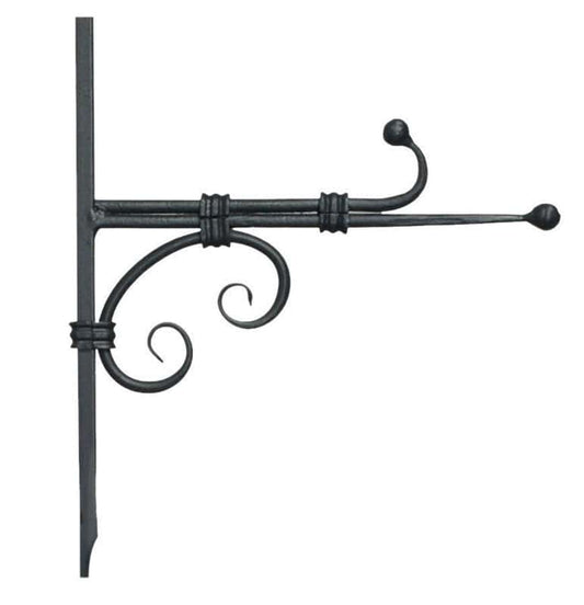  Panacea Black Steel 10 In. H Hook And Ball Plant Bracket 1 Pk