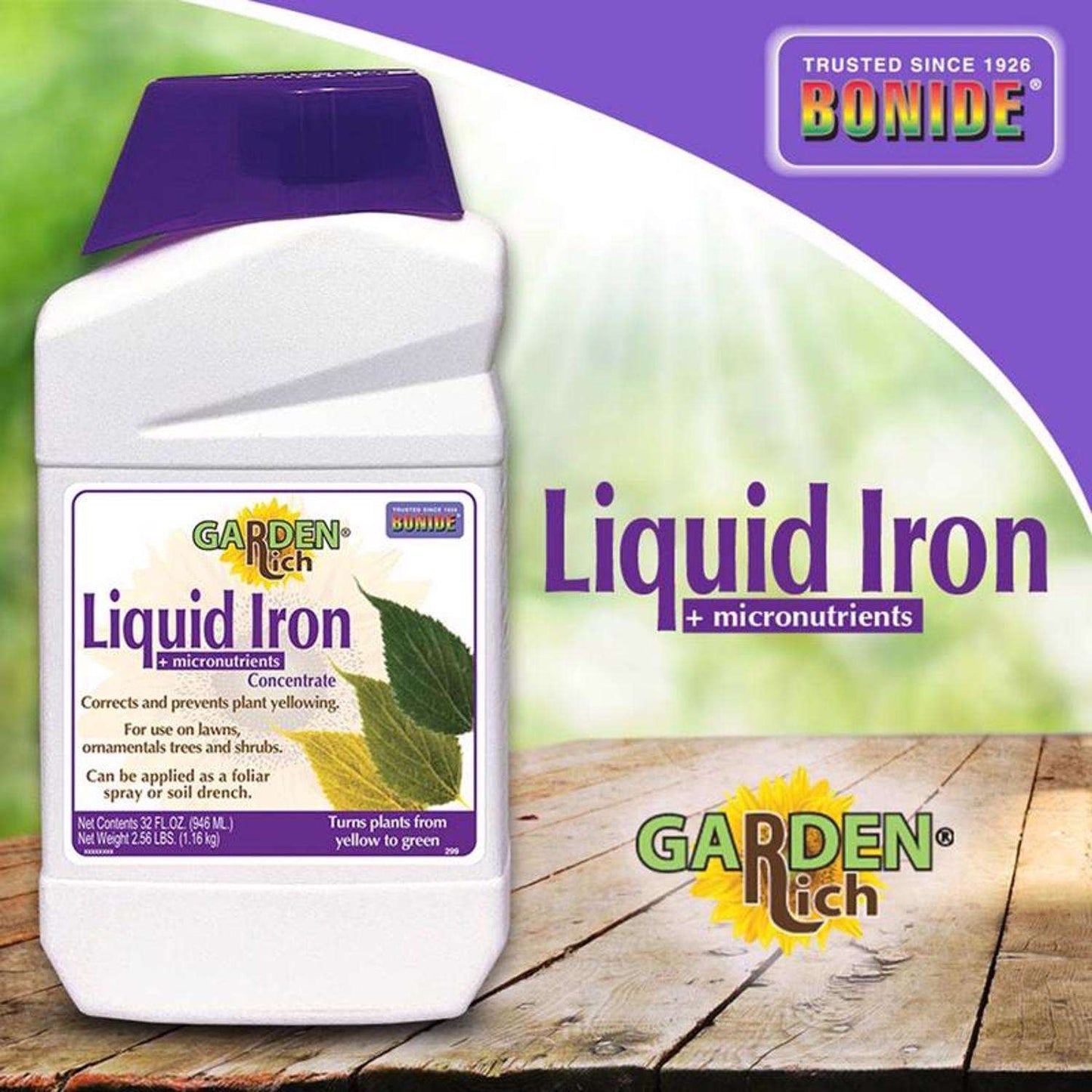  Bonide Garden Rich Liquid Concentrate Plant Food 32 Oz