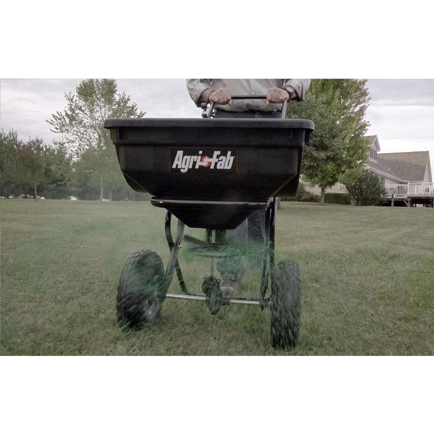  Agri-Fab 10 Ft. W Push Spreader For Fertilizer/Seed 85 Lb