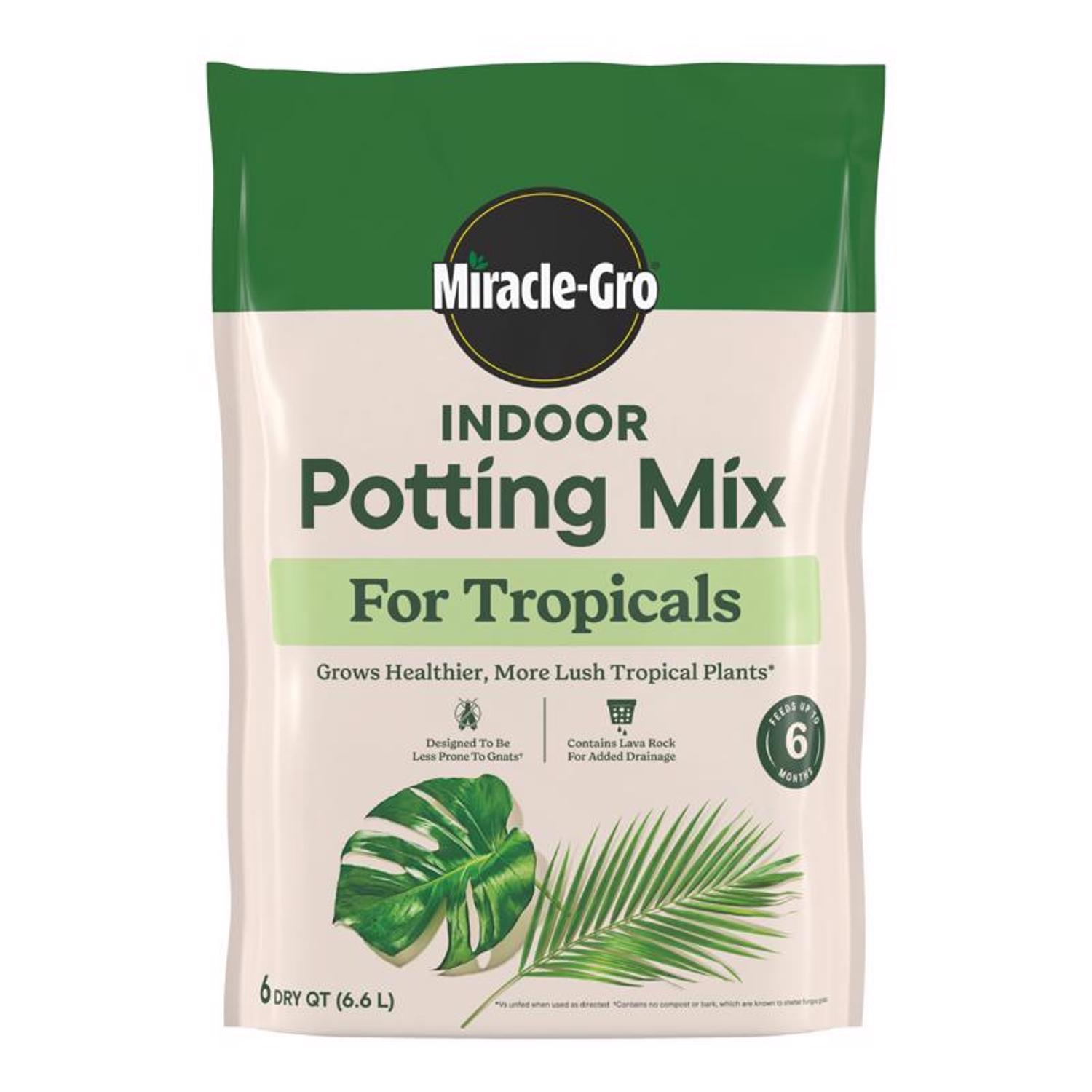  Miracle-Gro Tropical Cacti, Citrus And Palm Potting Mix 6 Qt