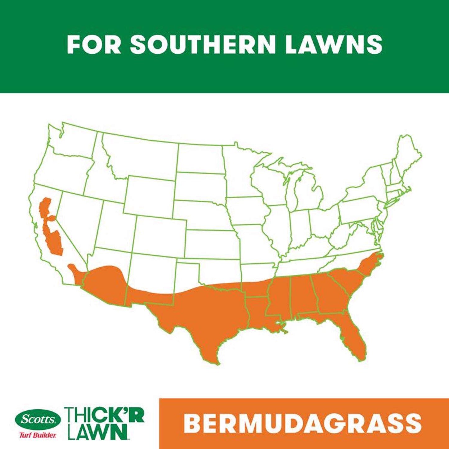  Scotts Turf Builder ThickR Bermuda Grass Sun Or Shade Grass Seed And Fertilizer 40 Lb