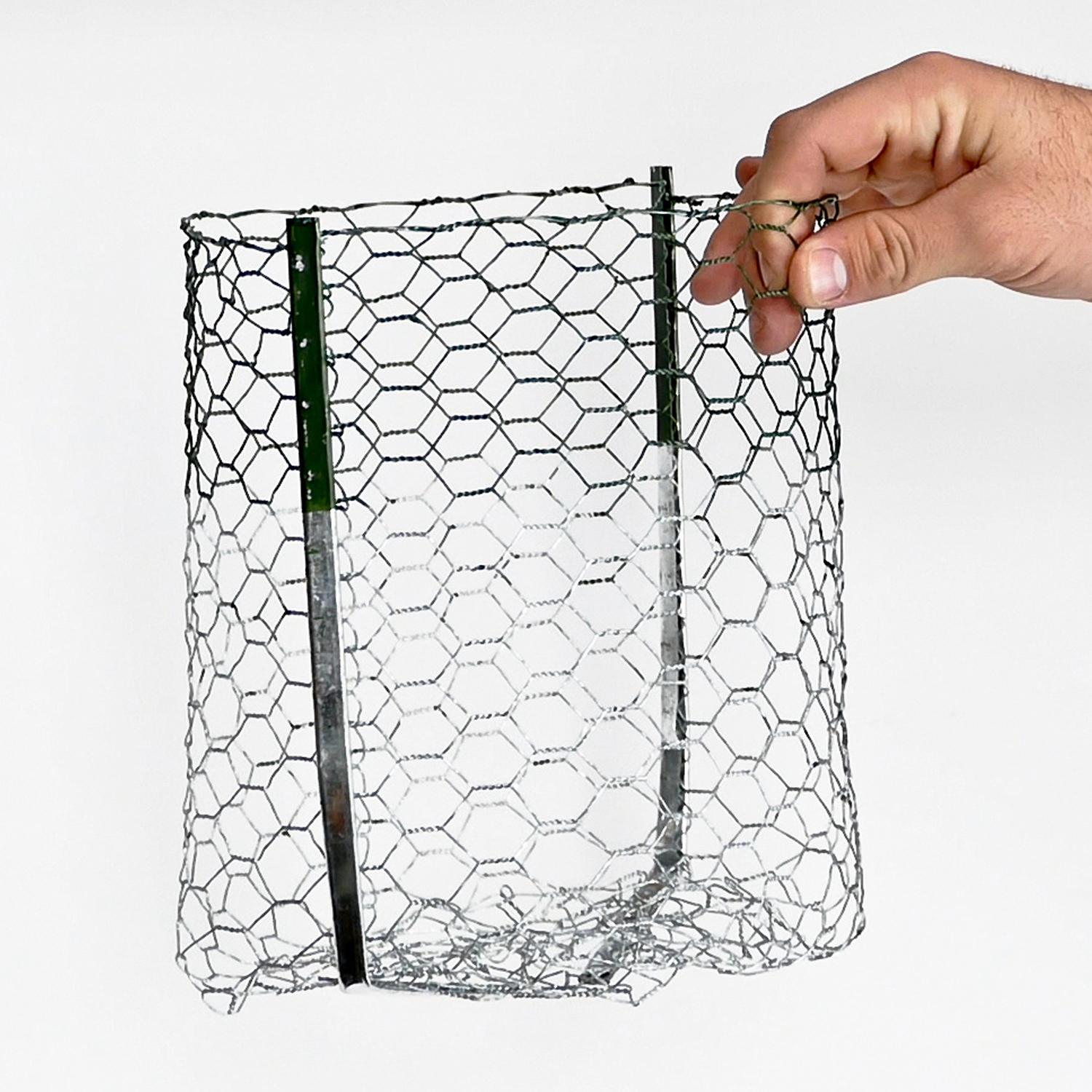  Digger's Root Guard 13.5 In. H X 13 In. W X 0.3 In. D Silver Coated Wire Gopher Wire Basket