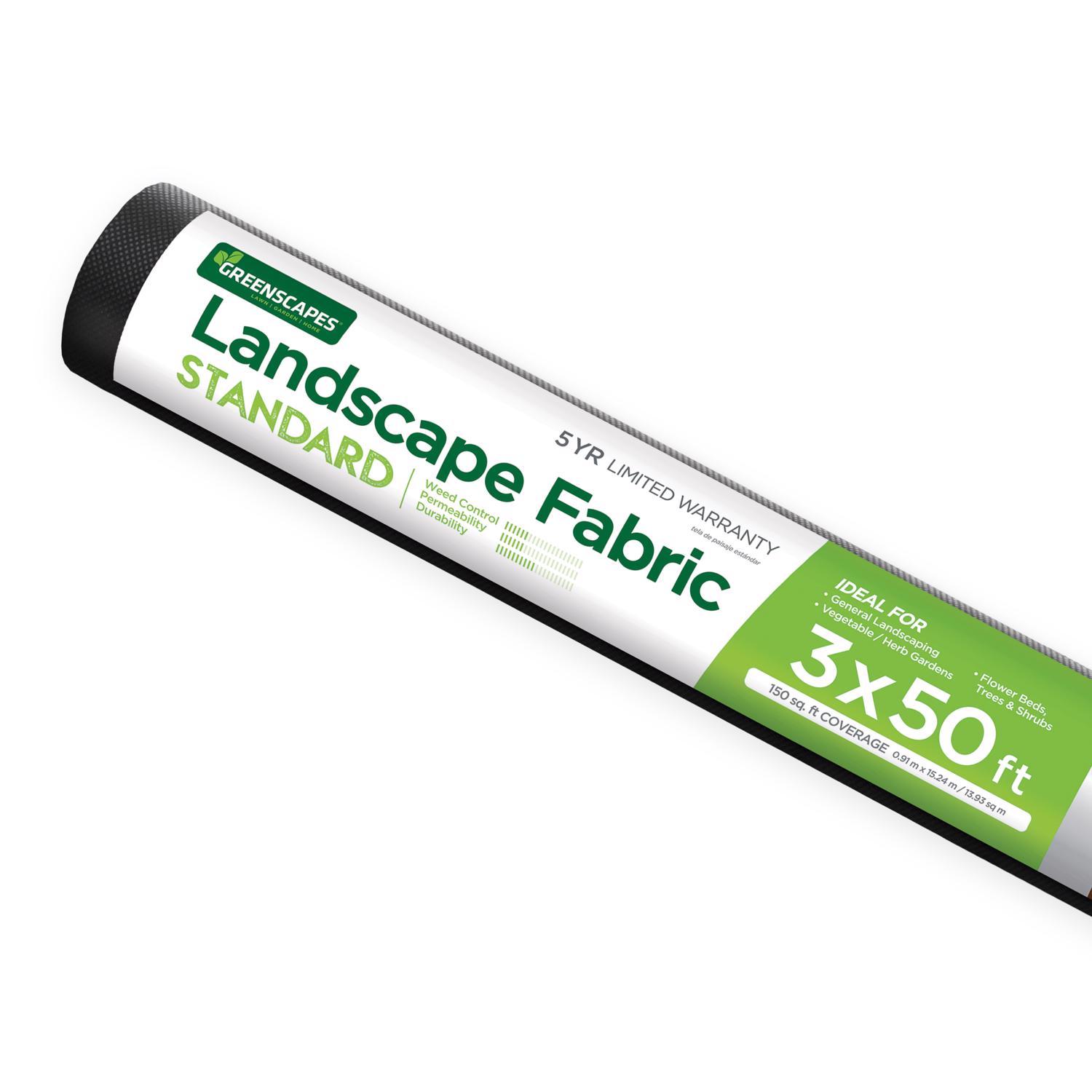 Greenscapes 3 Ft. W X 50 Ft. L Polypropylene Landscape Fabric