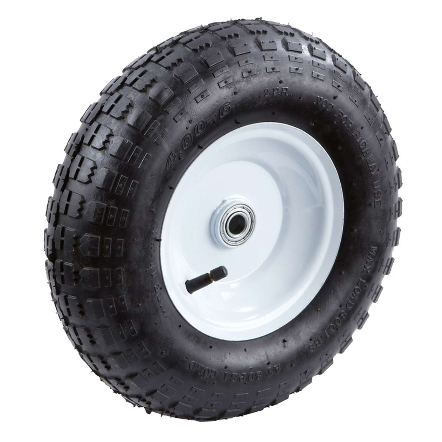  Farm And Ranch 6 In. D X 13 In. D 300 Lb. Cap. Centered Tire Rubber 1 Pk