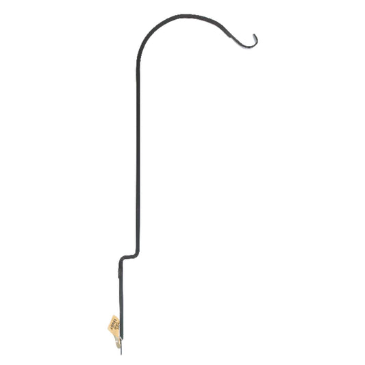  Panacea Black Steel 36 In. H Curved Plant Hook 1 Pk