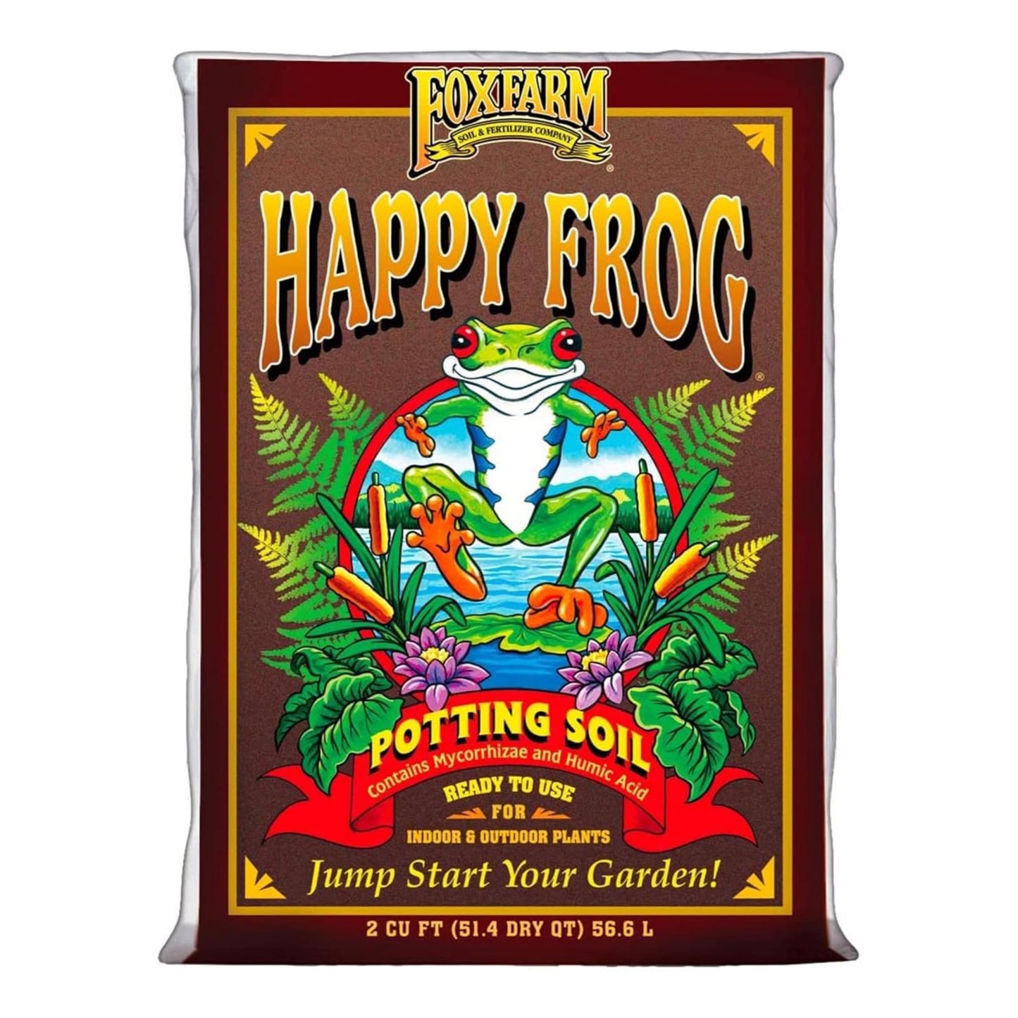  FoxFarm Happy Frog Flower And Plant Potting Soil 2 Cu Ft