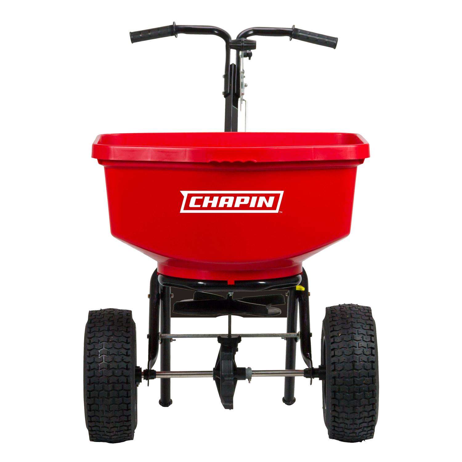  Chapin 72 In. W Broadcast Push Lawn Spreader For Fertilizer 100 Lb