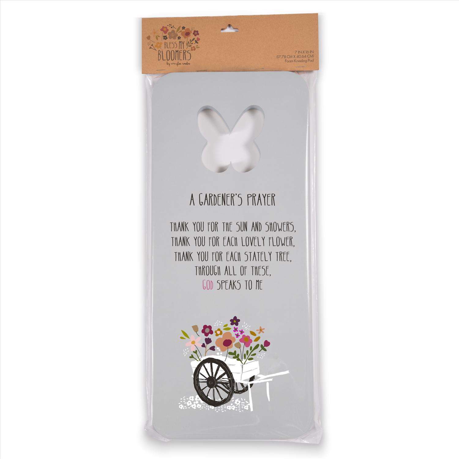  Pavilion Bless My Bloomers 7 In. W X 0.5 In. D Gray Kneeling Pad