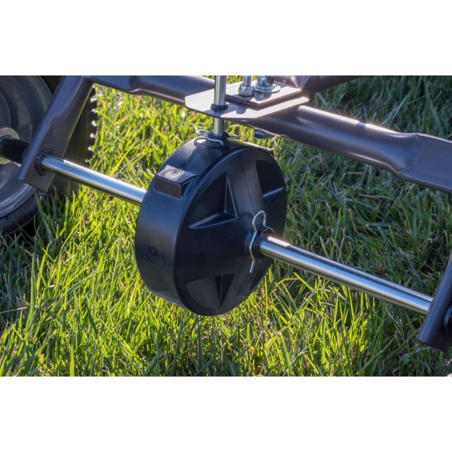  Agri-Fab 12 Ft. W Tow Behind Spreader For Fertilizer/Grass Seed/Ice Melt 185 Lb