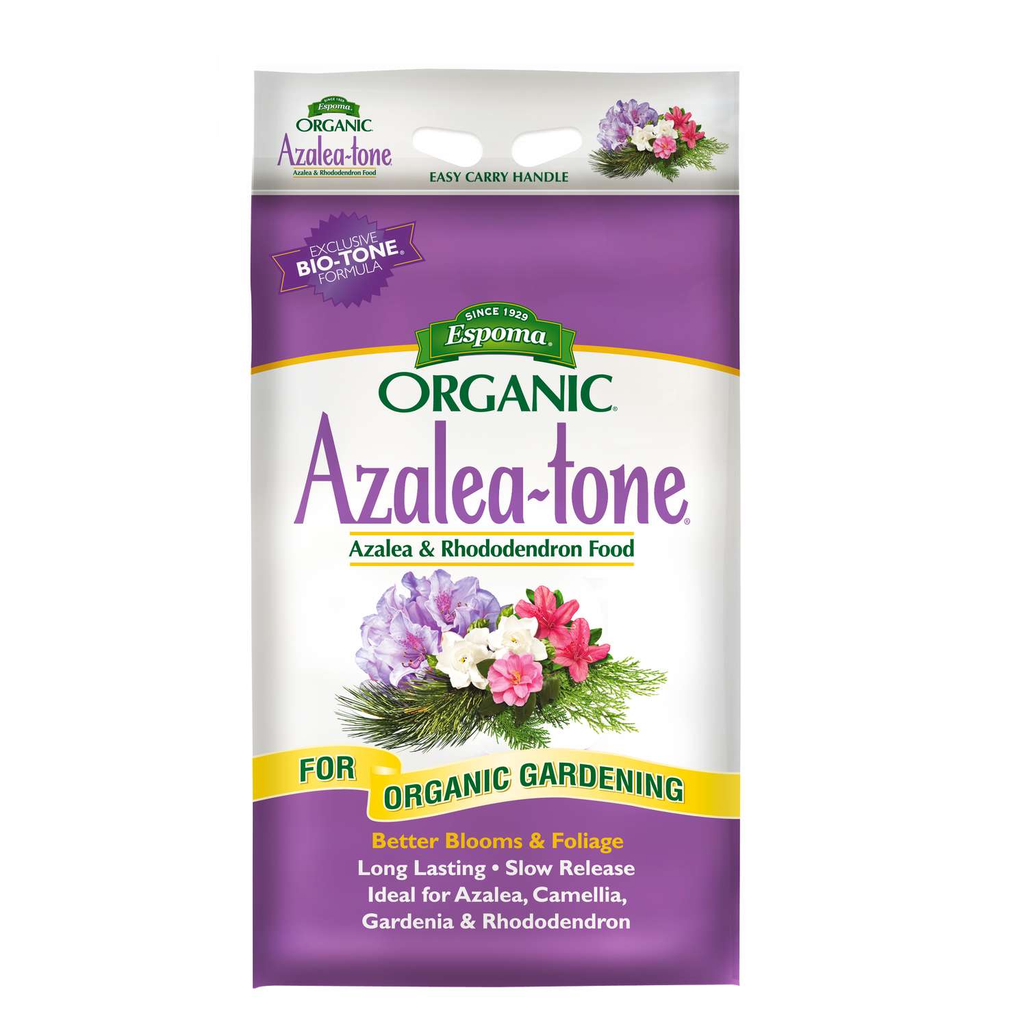  Espoma Azalea-tone Organic Granule Flowers/Fruits/Vegetables Plant Food 18 Lb