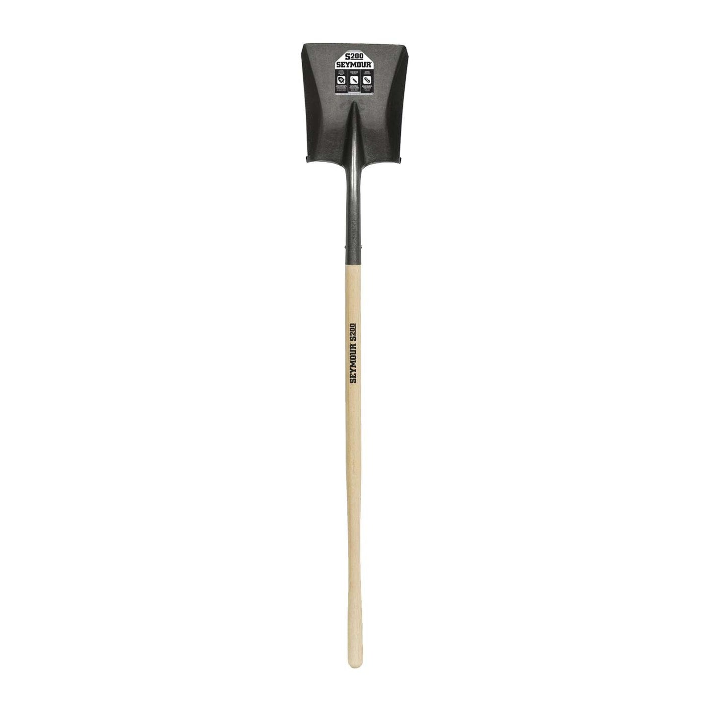  Seymour S200 Steel Square Shovel Wood Handle