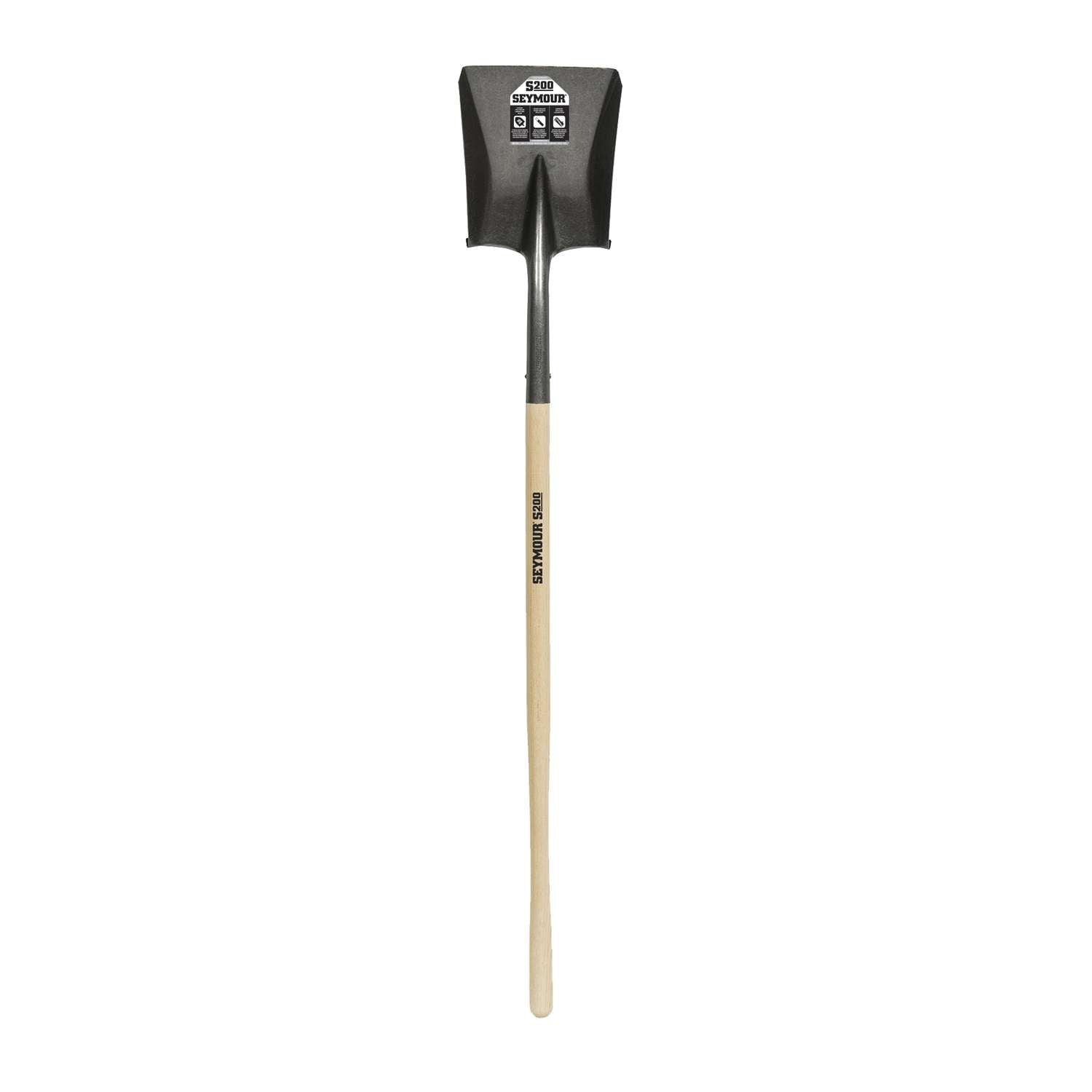  Seymour S200 Steel Square Shovel Wood Handle
