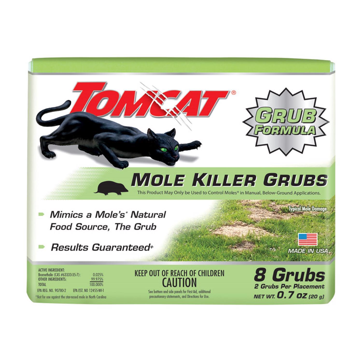  Tomcat Bait Grubs For Moles 8 Pk