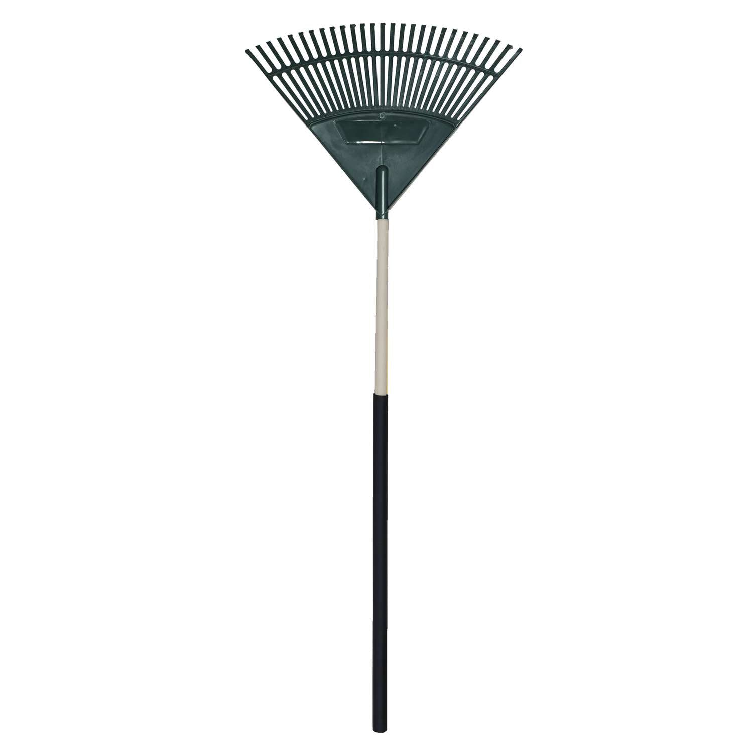 Rugg 64 In. 26 Tine Poly Leaf Rake Fiberglass Handle