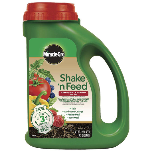  Miracle-Gro Shake 'n Feed Granules Plant Food 4.5 Lb