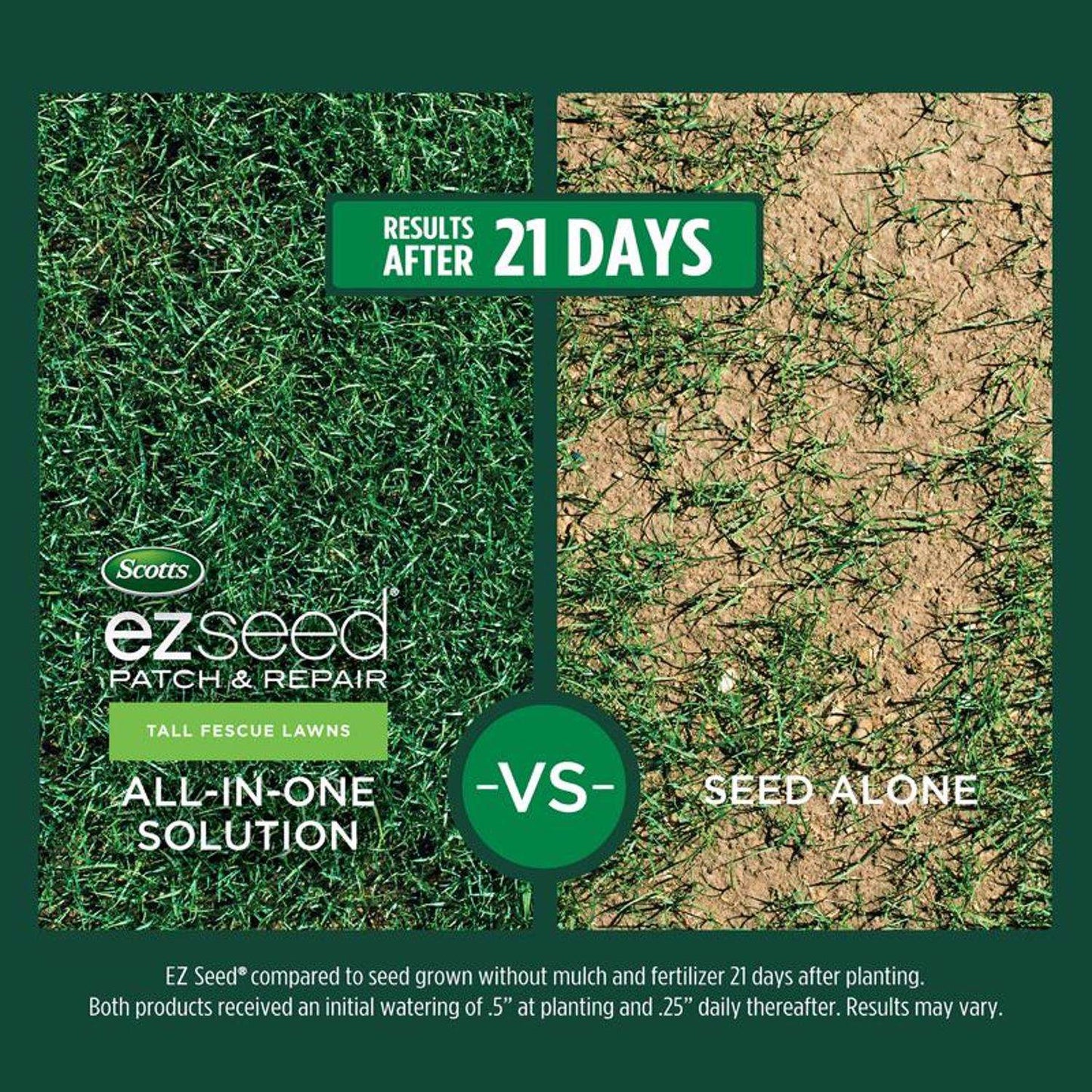  Scotts EZ Seed Tall Fescue Grass Sun Or Shade Grass Spot Repair Seed 20 Lb
