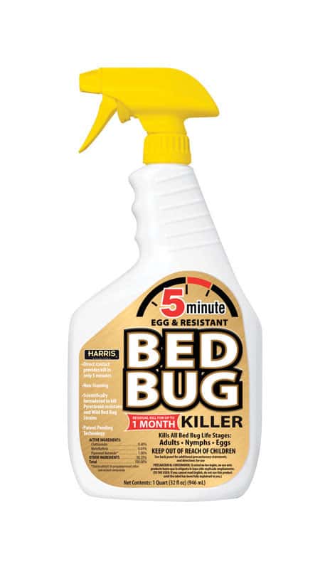  Harris 5 Minute Bed Bug Killer Liquid 32 Oz