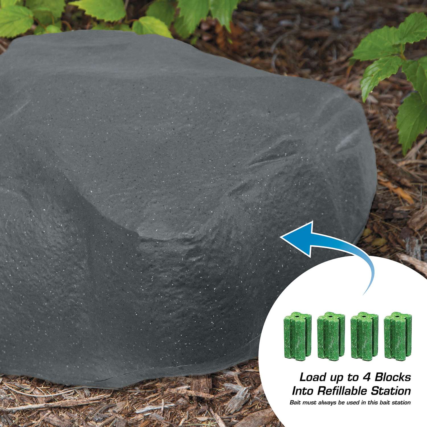  Tomcat Rockscape Bait Station And Bait Blocks For Mice And Rats 1 Pk