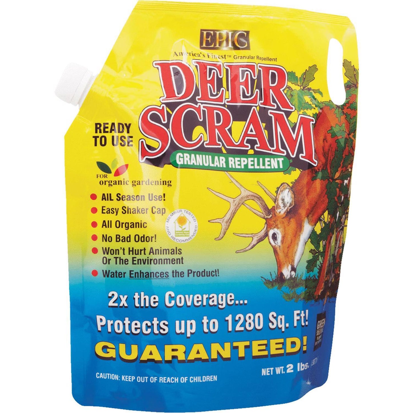  Epic Products Scram Deer Animal Repellent Granules For Deer 2 Lb
