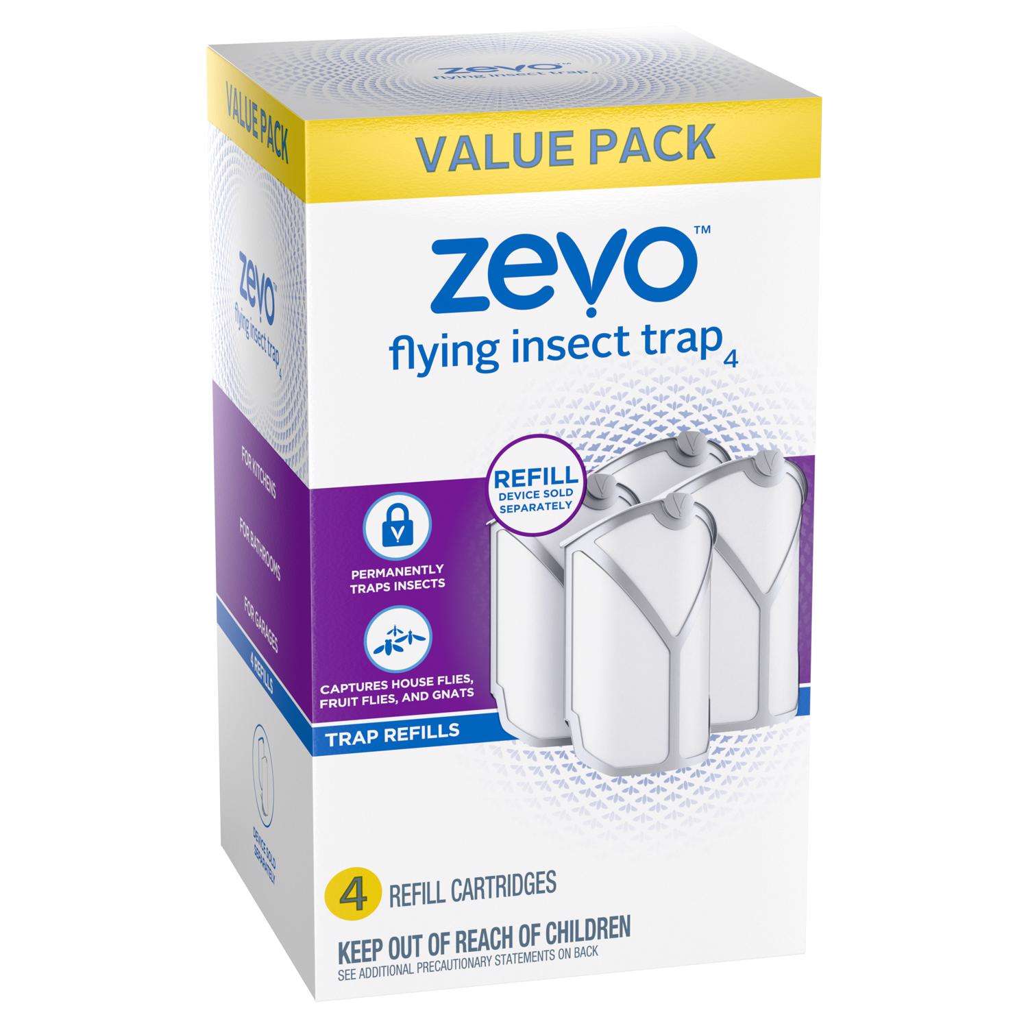  Zevo Value Pack Refills Flying Insect Trap