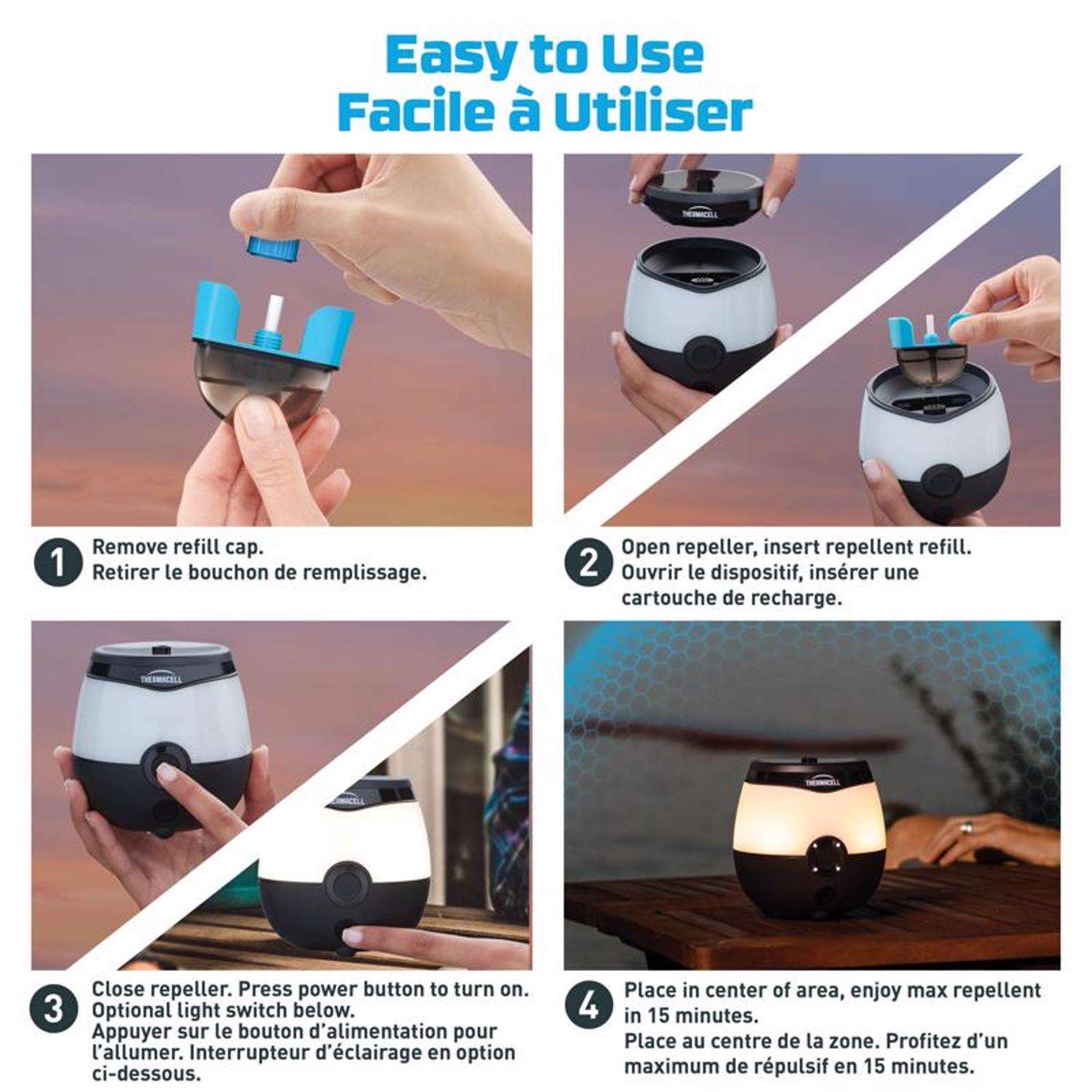  Thermacell Insect Repellent Device Cartridge For Mosquitoes