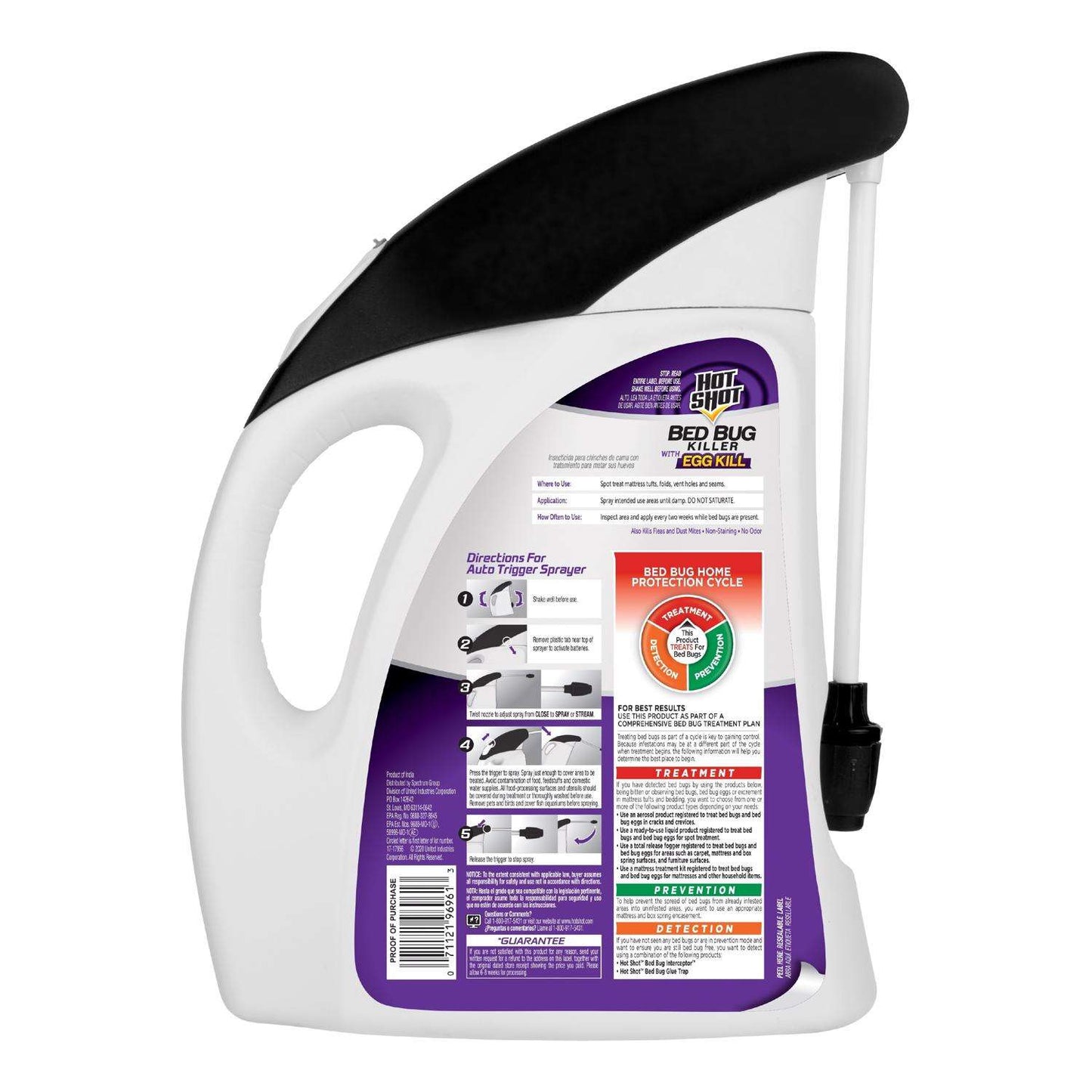  Hot Shot Bed Bug Killer Liquid 64 Oz