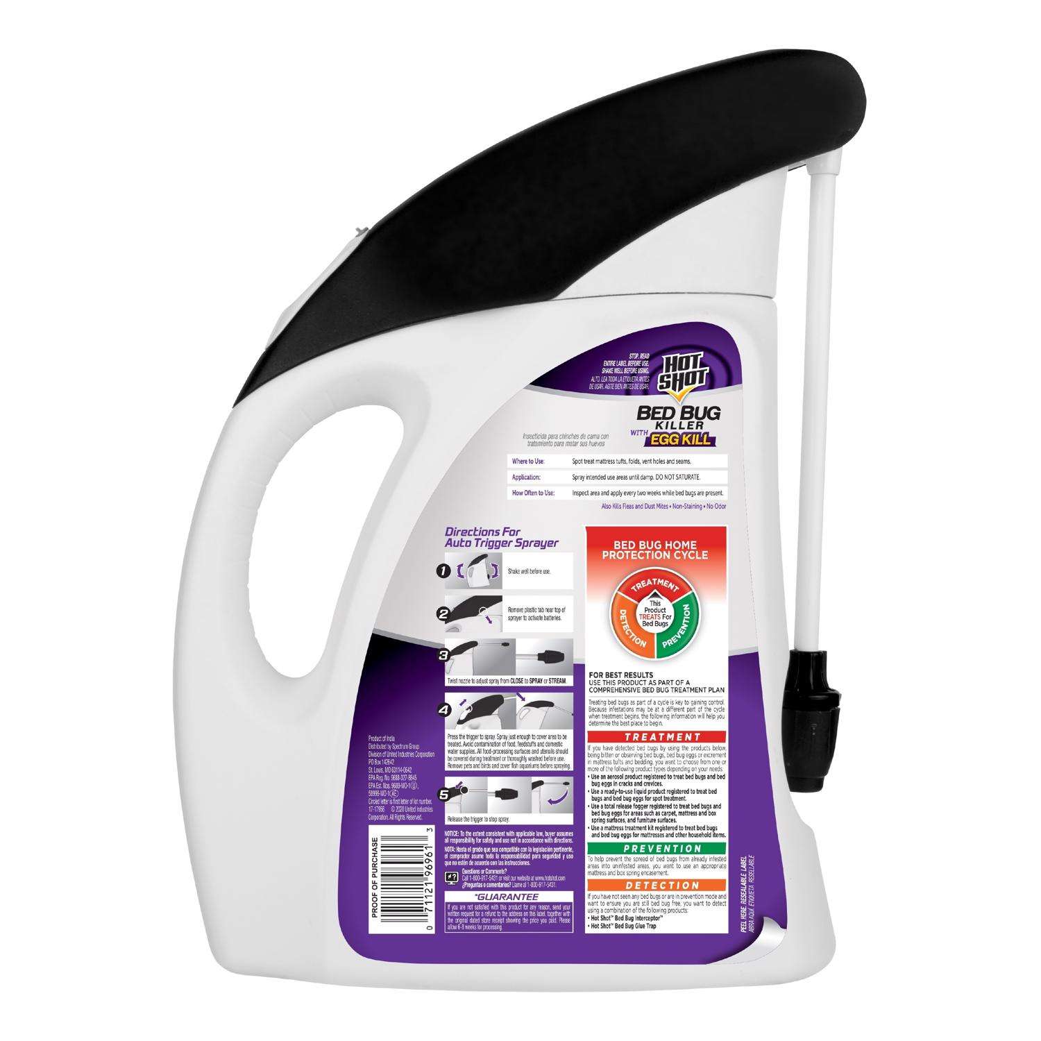  Hot Shot Bed Bug Killer Liquid 64 Oz