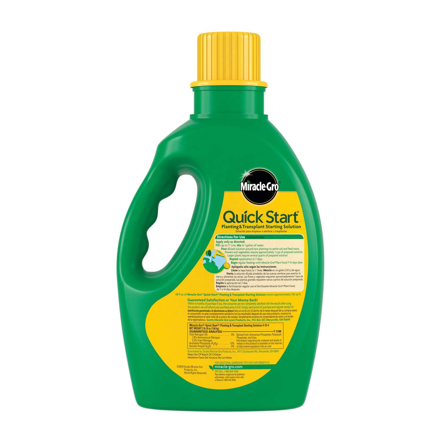  Miracle-Gro Quick Start Liquid Root Feeder 48 Oz