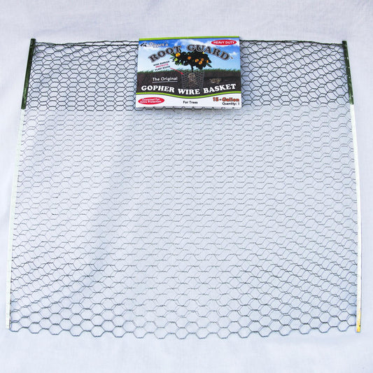  Digger's Root Guard 27.75 In. H X 25 In. W X 0.2 In. D Silver Coated Wire Gopher Wire Basket